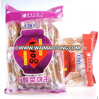 EDO Brand Ginger Sauerkraut Flavor Crackers Biscuits