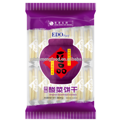 EDO Brand Original Sauerkraut Flavor Crackers Biscuits